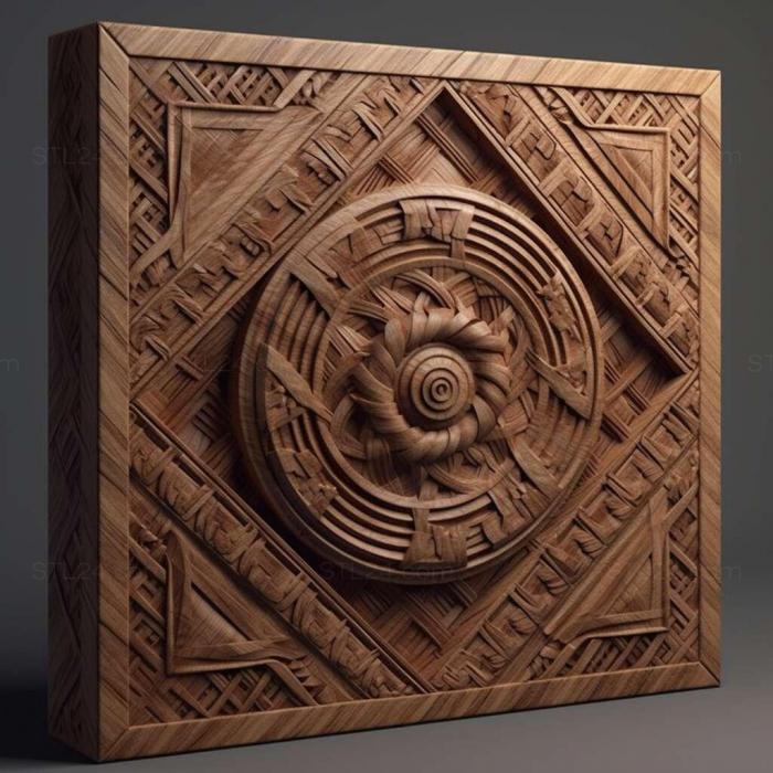 Patterns and decorations (stl isometric 3, PATTERN_2787) 3D models for cnc